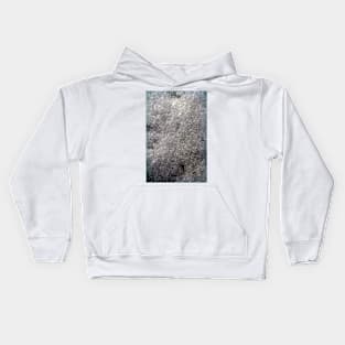 Dark Snow Crystals Kids Hoodie